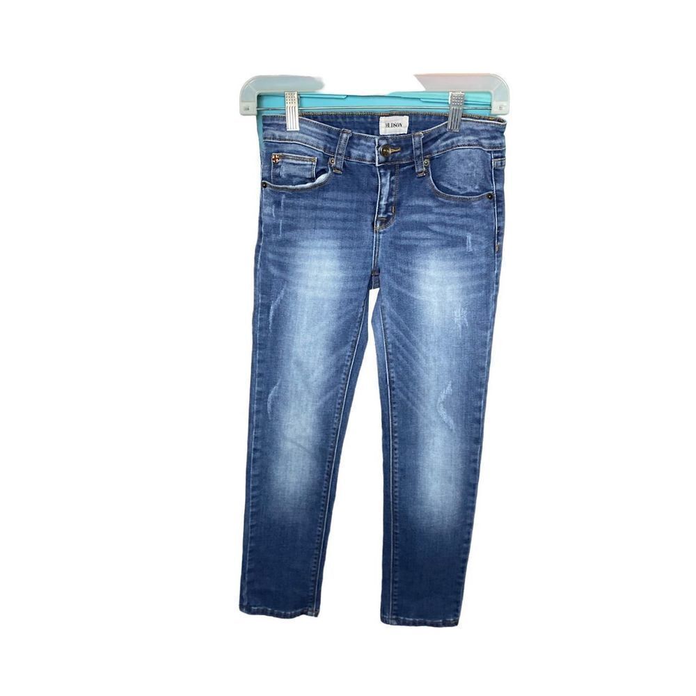 Hudson girls stretch skinny blue jeans size 12